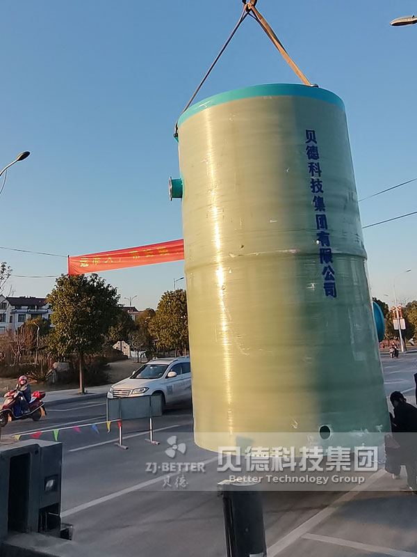 廈門地埋式一體化污水泵站 玻璃鋼材質 智能污水提升泵 一體化